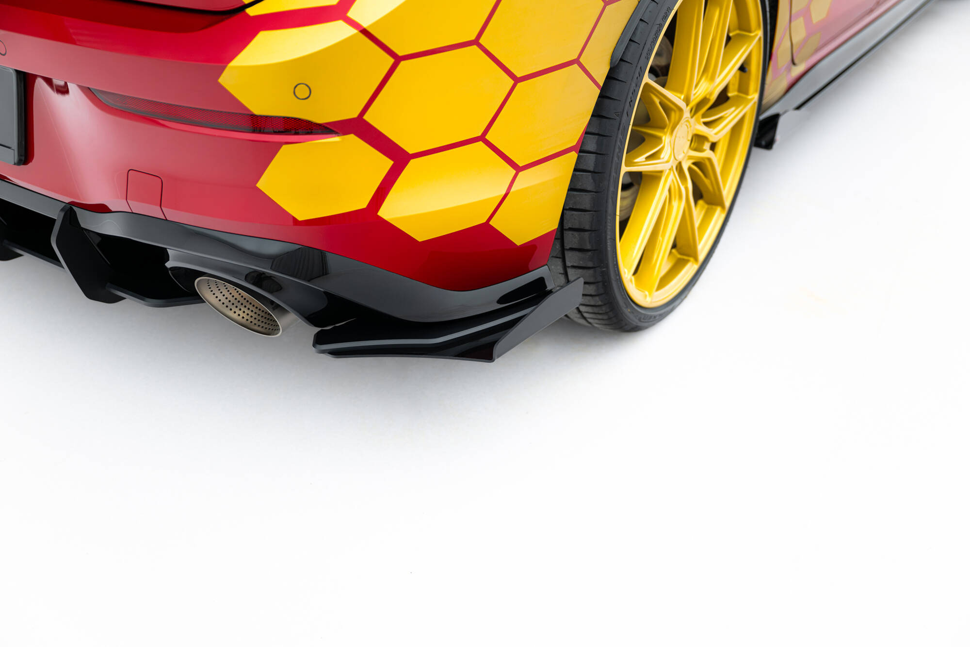 S-Pro Taka sivusplitterit + Levikelipat Volkswagen Golf GTI Clubsport Mk8 Facelift, Maxton