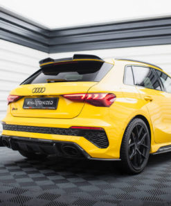 Carbon Fiber Takapuskurin sivulipat Audi RS3 Sportback 8Y-2