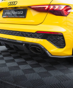 Carbon Fiber Takapuskurin sivulipat Audi RS3 Sportback 8Y-3