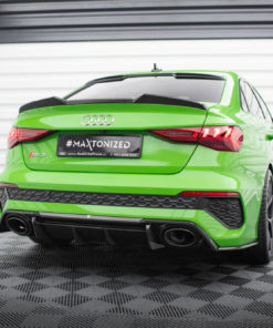 Carbon Fiber Takapuskurin sivulipat V.2 Audi RS3 Sedan 8Y-2