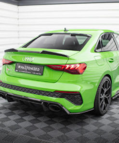 Carbon Fiber Takapuskurin sivulipat V.2 Audi RS3 Sedan 8Y-3