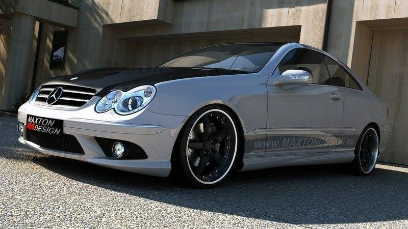 Etupuskuri MERCEDES CLK W209 AMG LOOK, Maxton