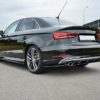 Takapuskurin sivulipat Audi S3 / A3 S-Line 8V FL Sedan-2