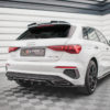 Takapuskurin lippa (w/ vertical bars) Audi A3 S-Line Sportback 8Y-3