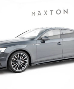 Street Pro Side Skirts Diffusers + Flaps Audi A5 Sportback F5 Facelift-2