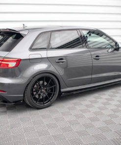 Street Pro Sivuhelman siivekkeet + lipat Audi S3 / A3 S-Line Sportback 8V Facelift-3