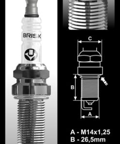 BRISK Racing Silver ER12S sytytystulppa