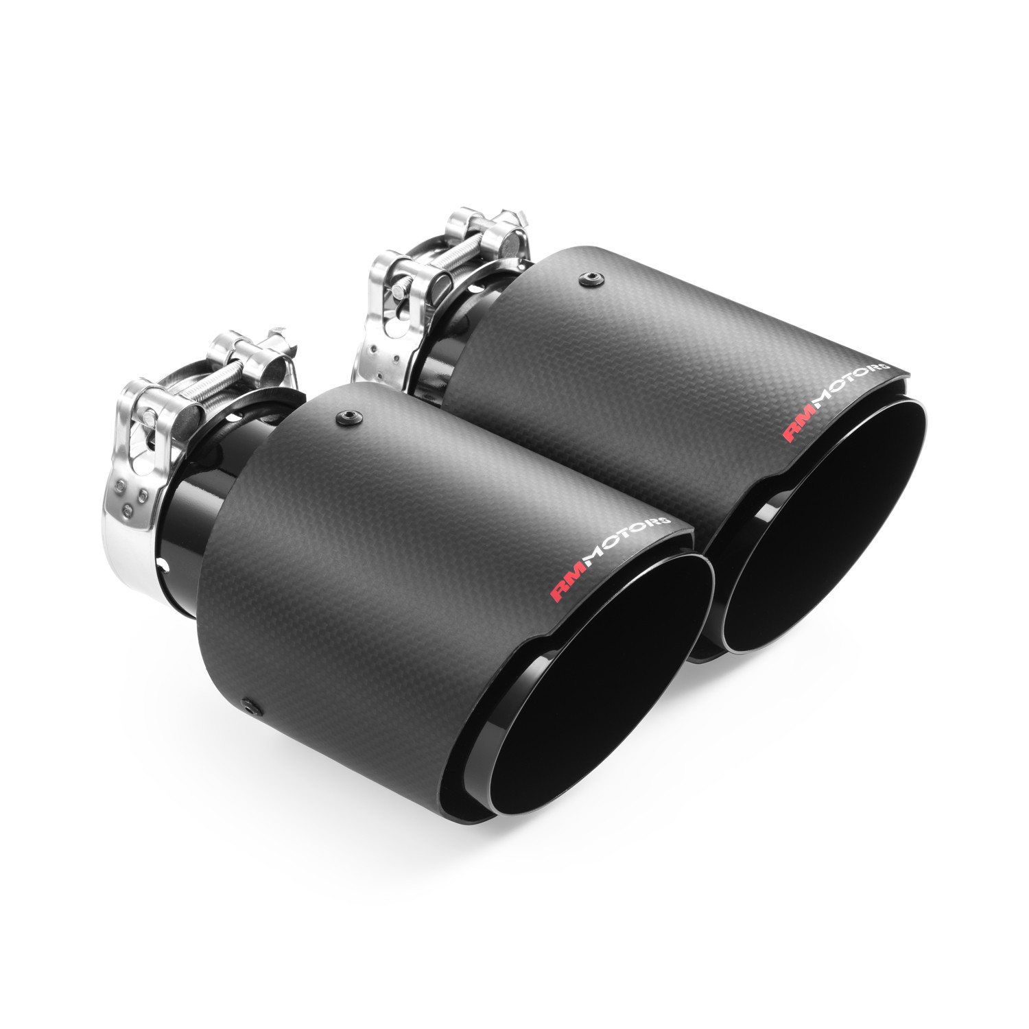 Pakoputken ulostulo 101mm hiilikuituinen, 54mm putkelle (RMT-C101-6/54RG)