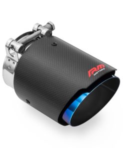 Pakoputken ulostulo 101mm hiilikuituinen, 76mm putkelle (RMT-C101-5/76R)