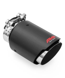 Pakoputken ulostulo 114mm hiilikuituinen, 76mm putkelle (RMT-C114-3/76R)