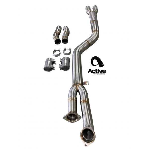 Active Autowerks midpipe, BMW M3 M4 G80 / G82 (S58)-2