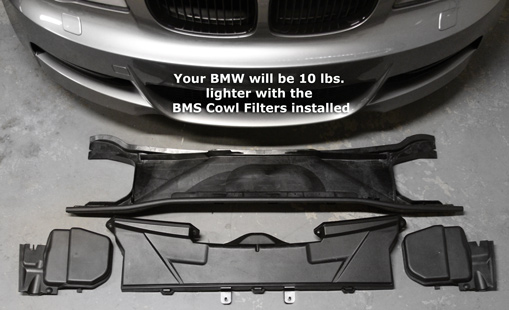 BMS raitisilmasuodattimet BMW E9x E8x, X1 (esim. 335i)-3