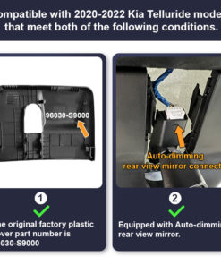 FitcamX autokamera, Kia Telluride (2020-2022)-2