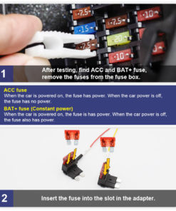 Lisävirran johtosarja FitcamX autokameralle-3