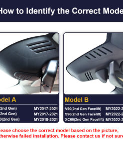 FitcamX autokamera, Volvo (Useita eri malleja)-5