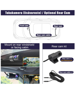FitcamX autokamera, Honda malleihin vm. 2011-2024 2011-2024 mallit-6