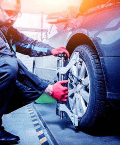 Pyöränkulmien tarkastus ja säätö